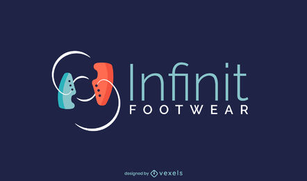 Plantilla de logotipo de empresa de zapatos