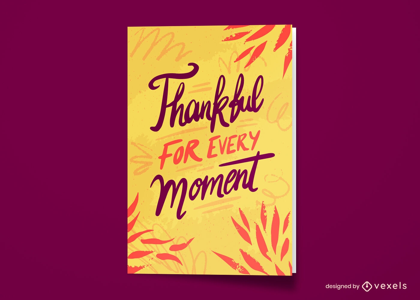 Thanksgiving holiday thankful greeting card