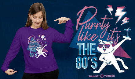 Katzenparty PSD T-Shirt Design