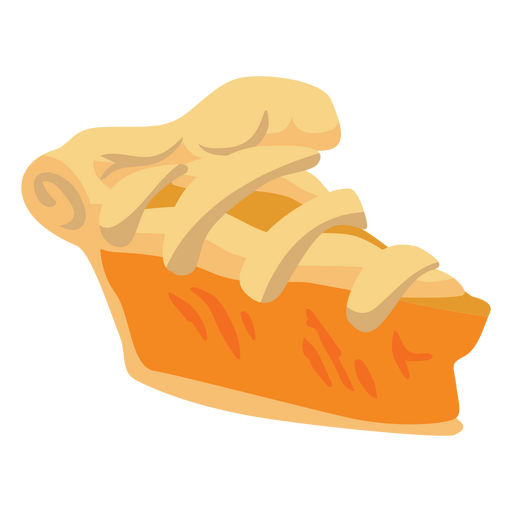 Thanksgiving semi flat pumpkin pie