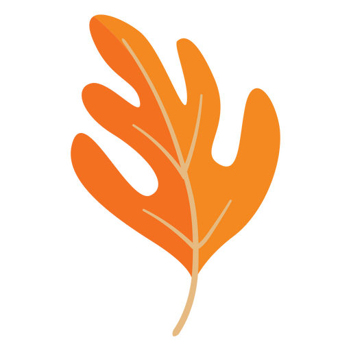 Herbst gefallenes braunes Blatt PNG-Design