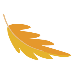 Autumn leaf falling PNG Design Transparent PNG