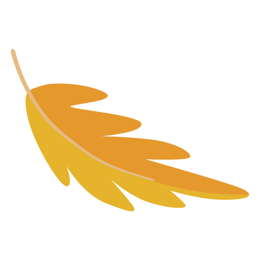 Autumn leaf falling PNG Design
