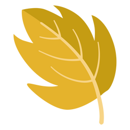 folha amarela de outono Desenho PNG