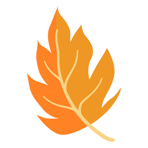 Flying autumn leaf  PNG Design