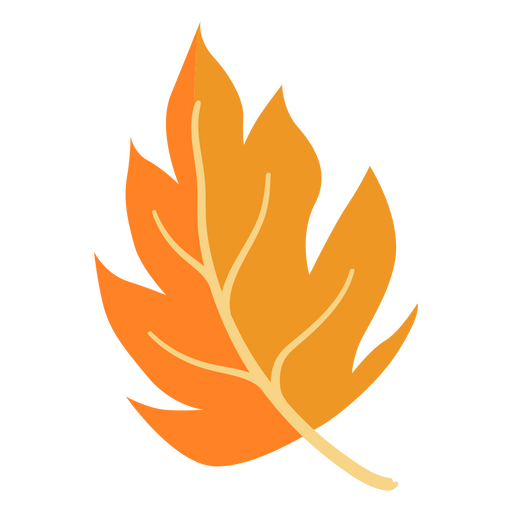 Hoja de otoño voladora Diseño PNG