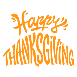 Happy Thanksgiving Holiday Quote Lettering PNG & SVG Design For T-Shirts