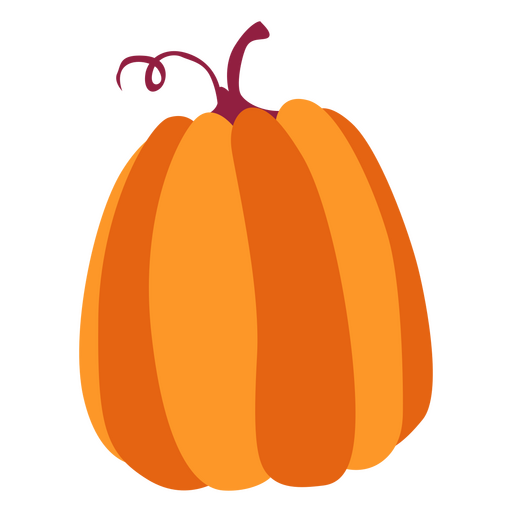 Gran calabaza de otoño Diseño PNG