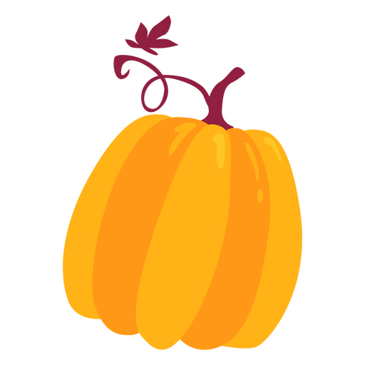 Cute autumn pumpkin PNG Design