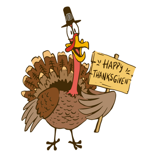 cartoon thanksgiving turkey