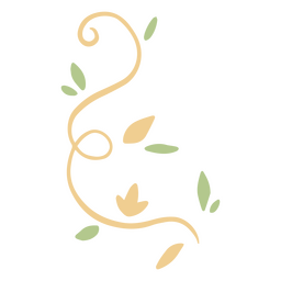 Herbstliche dekorative Rebe PNG-Design