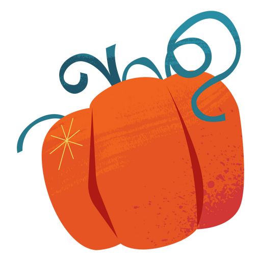 Cute decorative pumpkin  PNG Design
