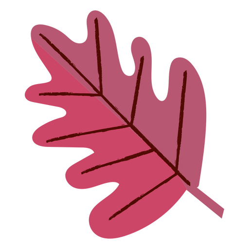 Hübsches Herbstblatt PNG-Design
