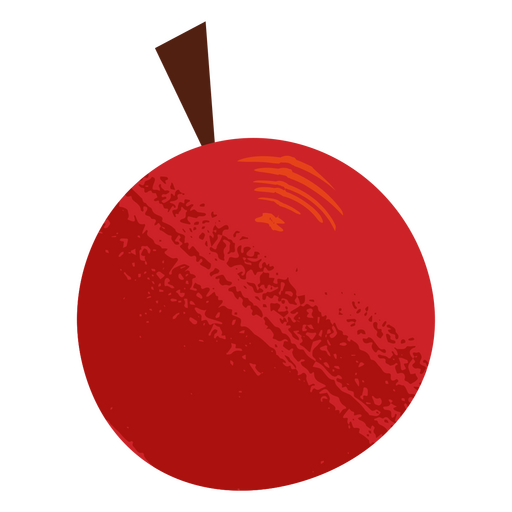Icono de manzana teturizada Diseño PNG