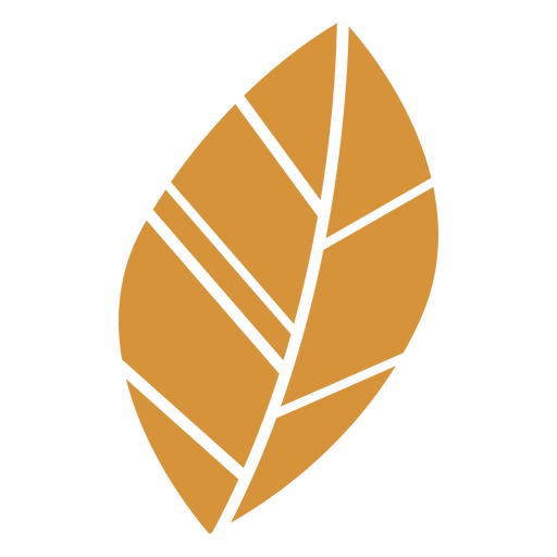 Fall leaf cutout PNG Design