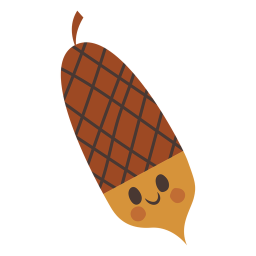 Happy acorn  PNG Design