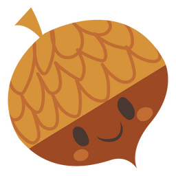 Cute acorn thanksgiving PNG Design