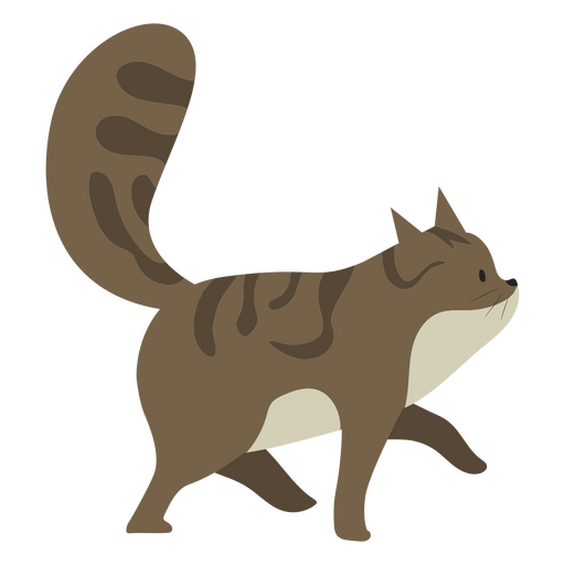 Tempo de outono de gato fofo Desenho PNG