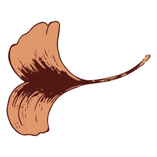 Gingko leaf PNG Design