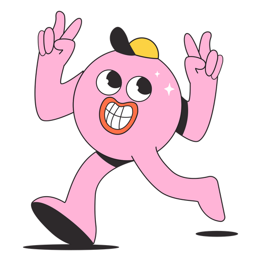Thanksgiving cartoon character PNG Design
