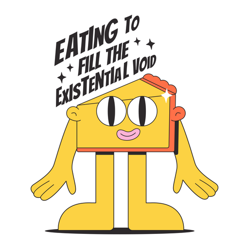 Lustiges Zitat der Thanksgiving-Karikatur PNG-Design