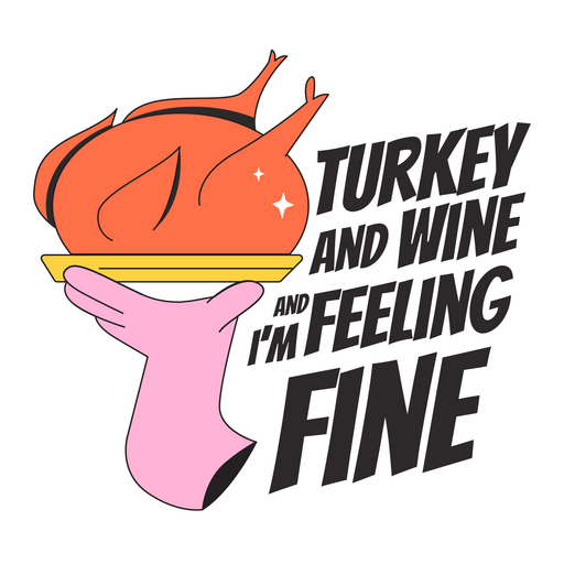 Turkey cartoon thanksgiving quote