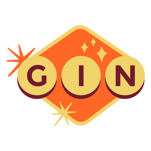 Drinks Retro Badge Gin Png And Svg Design For T Shirts