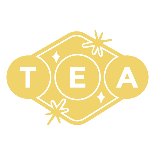 Bebidas cortar té insignia