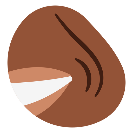 Icono de arrugas en las mejillas Diseño PNG