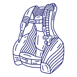 Compensador de roupa de mergulho Desenho PNG