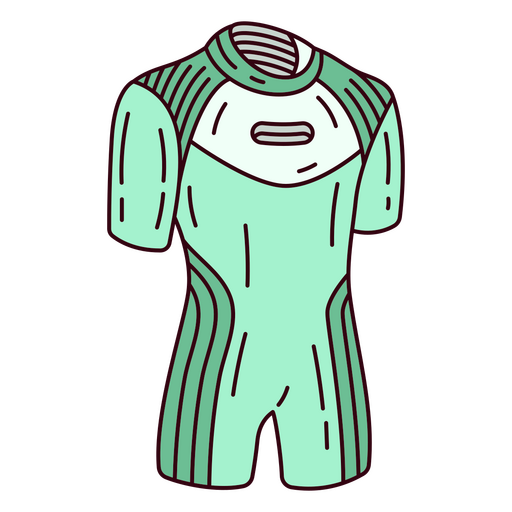 Colored diving suit PNG Design