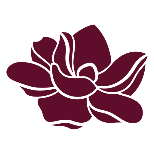 Lotus flower cutout PNG Design