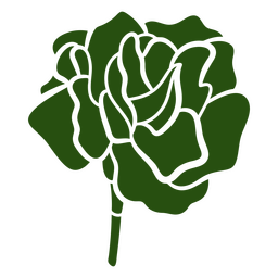 Recorte de flor rosa Diseño PNG