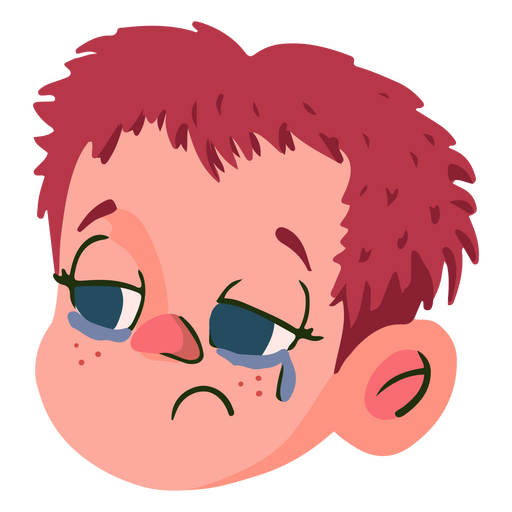 niño llorando Diseño PNG