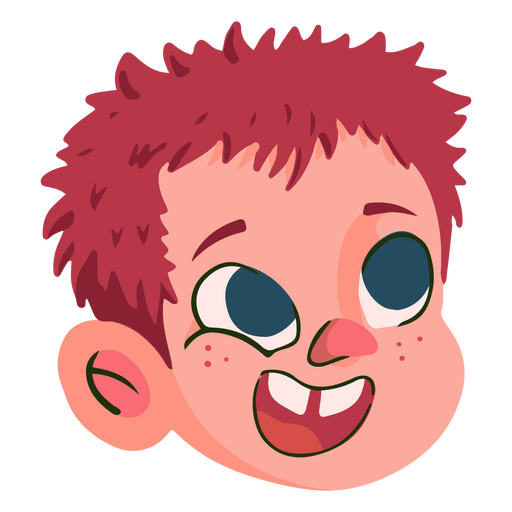 Happy kid cartoon PNG Design