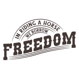 Cita del rancho de la libertad Diseño PNG