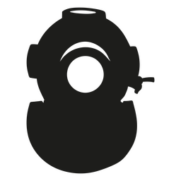 Taucherhelmausschnitt PNG-Design