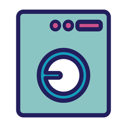 Washing machine minimalist icon PNG Design Transparent PNG