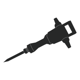 Icono de martillo neumático Diseño PNG