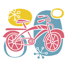 Bike vehicle retro transport PNG Design