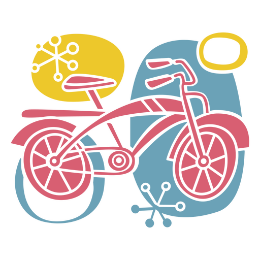 Transporte retrô de veículo de bicicleta Desenho PNG