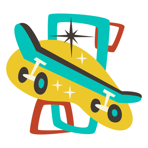 Veículo de transporte retrô de skate Desenho PNG