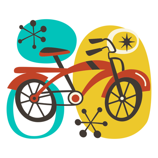 Design Png E Svg De Veículo De Transporte Retrô De Bicicleta Para Camisetas 4720