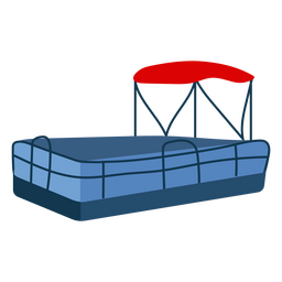 Raft flat boat Transparent PNG