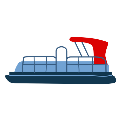 Lançar barco plano Desenho PNG