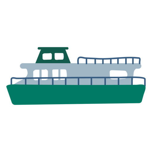 Katamaran-Flachboot PNG-Design