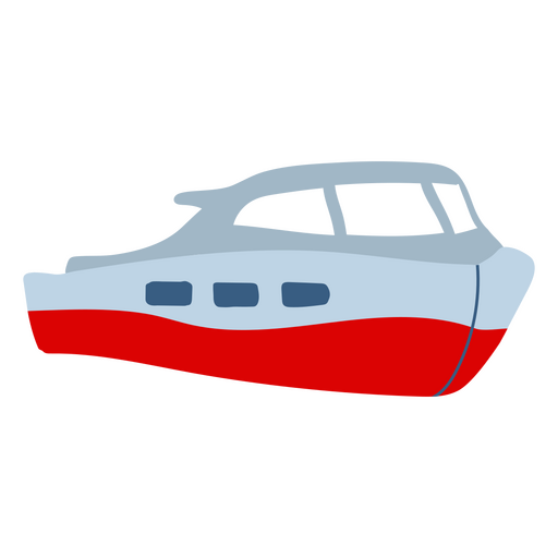 Cartoon Speedboat Yacht PNG Images