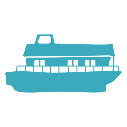 Katamaran ausgeschnittenes Boot PNG-Design