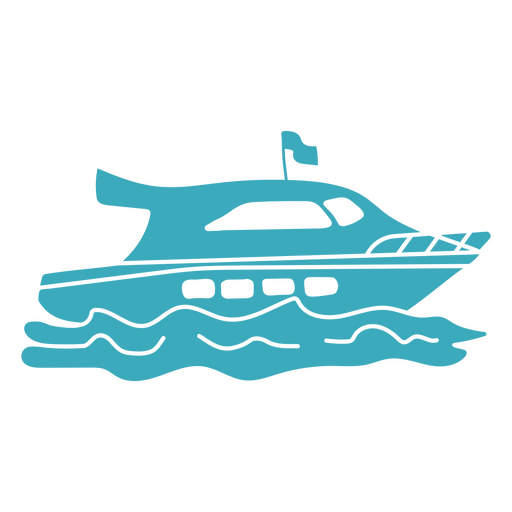 Yacht schnitt das Navigieren ab PNG-Design