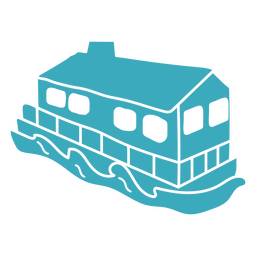 Ferry cut out navigating Transparent PNG